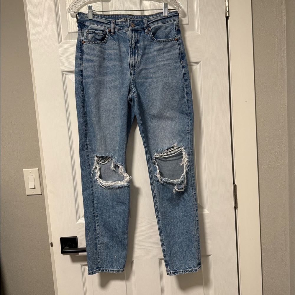 American Eagle Outfitters Blue Straight Leg Jeans